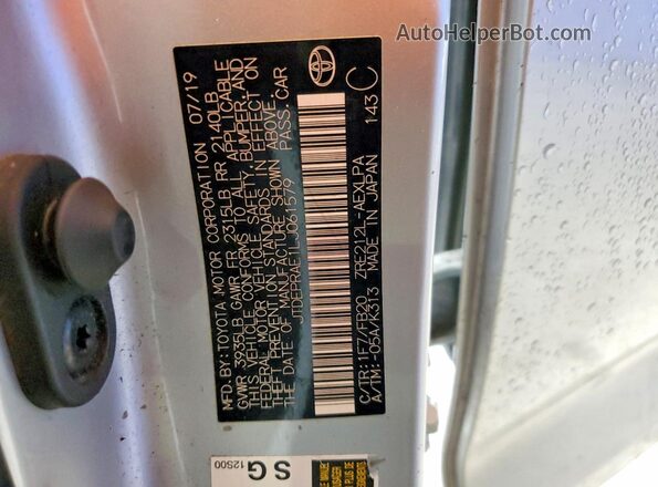 JTDEPRAE1LJ061579 2020 TOYOTA COROLLA Silver Widok komory silnika