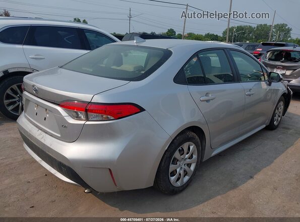 JTDEPRAE1LJ071531 2020 TOYOTA COROLLA Silver Հետևի աջ