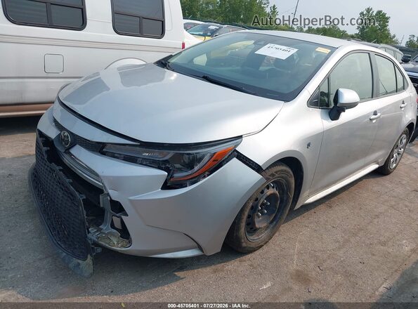 JTDEPRAE1LJ071531 2020 TOYOTA COROLLA Silver Առջևի ձախ երեք քառորդ տեսարան
