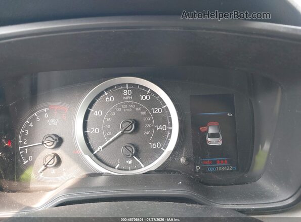 JTDEPRAE1LJ071531 2020 TOYOTA COROLLA Silver Հետևի նստատեղերի տեսք