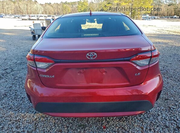 JTDEPRAE1LJ093187 2020 TOYOTA COROLLA Red Widok z tyłu