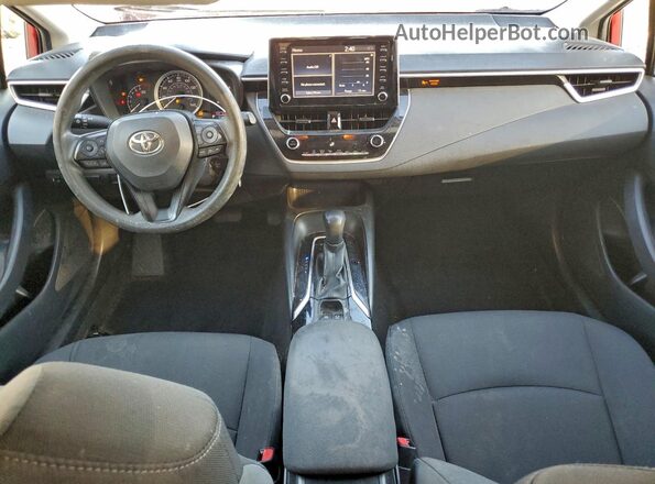 JTDEPRAE1LJ093187 2020 TOYOTA COROLLA Red Widok deski rozdzielczej