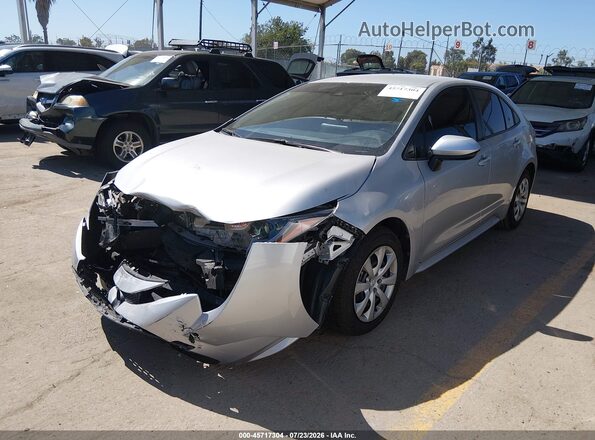 JTDEPRAE1LJ100266 2020 TOYOTA COROLLA Silver წინა მარცხენა ხედი სამი მეოთხედიდან