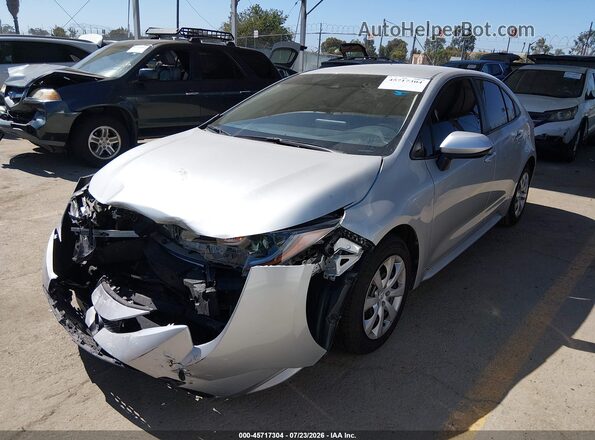 JTDEPRAE1LJ100266 2020 TOYOTA COROLLA Silver ხელსაწყოთა პანელის ხედი