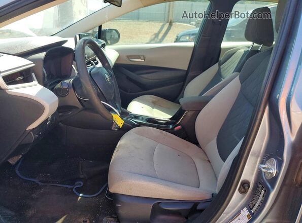 JTDEPRAE2LJ017462 2020 TOYOTA COROLLA Silver Вид салону спереду