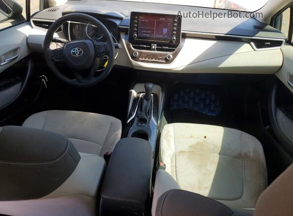 JTDEPRAE2LJ017462 2020 TOYOTA COROLLA Silver Вид панелі приладів