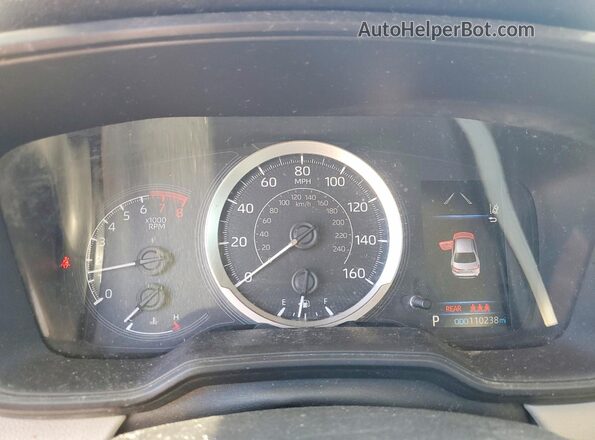 JTDEPRAE2LJ017462 2020 TOYOTA COROLLA Silver Вид щитка приладів
