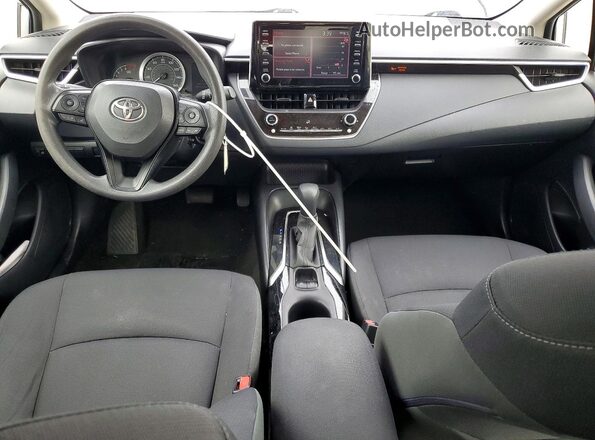 JTDEPRAE2LJ022497 2020 TOYOTA COROLLA Silver Dashboard view