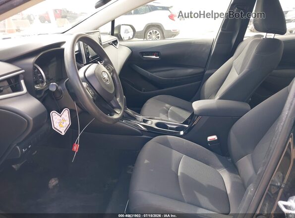 JTDEPRAE2LJ029305 2020 TOYOTA COROLLA Black Widok wnętrza z przodu
