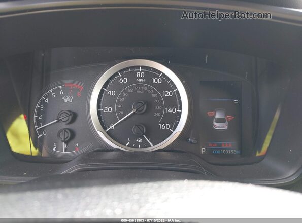 JTDEPRAE2LJ029305 2020 TOYOTA COROLLA Black Widok tylnych siedzeń