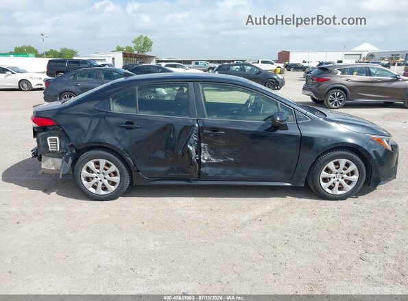JTDEPRAE2LJ029305 2020 TOYOTA COROLLA Black Widok wnętrza z tyłu