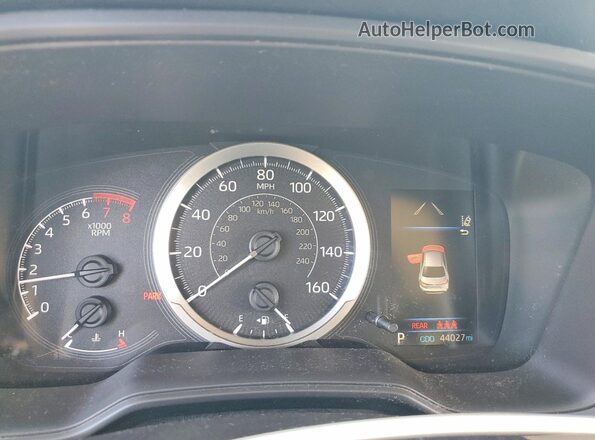 JTDEPRAE2LJ032611 2020 TOYOTA COROLLA Blue Սարքավորումների վահանակի տեսք