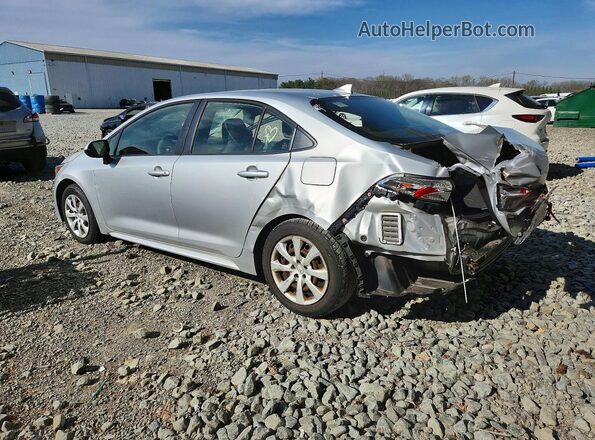 JTDEPRAE2LJ037307 2020 TOYOTA COROLLA Silver Trasero izquierdo