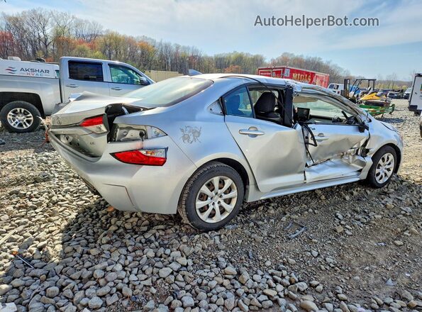 JTDEPRAE2LJ037307 2020 TOYOTA COROLLA Silver Trasero derecho