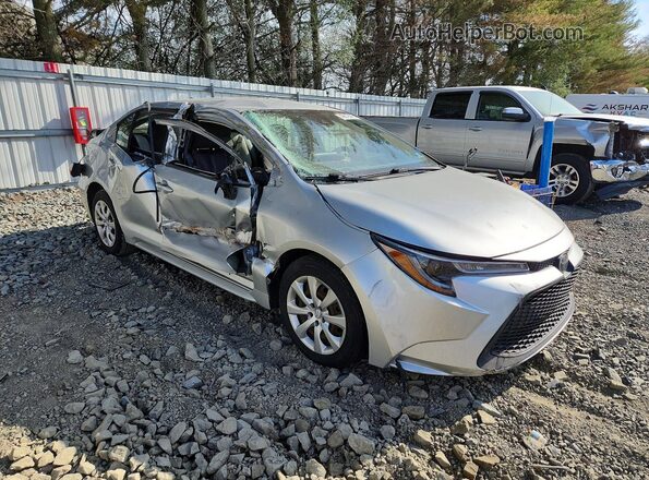 JTDEPRAE2LJ037307 2020 TOYOTA COROLLA Silver Delantero derecho