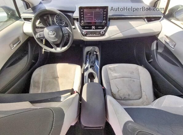 JTDEPRAE3LJ056433 2020 TOYOTA COROLLA Blue Dashboard view