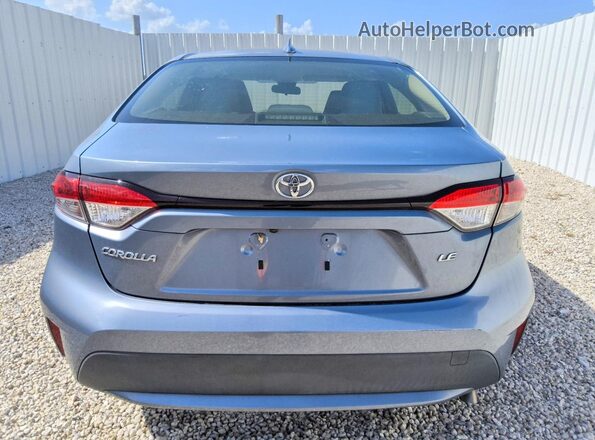 JTDEPRAE3LJ056433 2020 TOYOTA COROLLA Blue Rear view