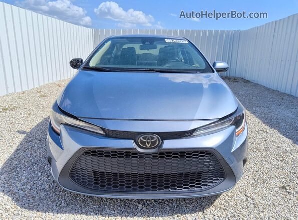 JTDEPRAE3LJ056433 2020 TOYOTA COROLLA Blue Front view