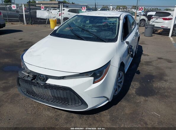 JTDEPRAE3LJ067710 2020 TOYOTA COROLLA White წინა მარცხენა ხედი სამი მეოთხედიდან