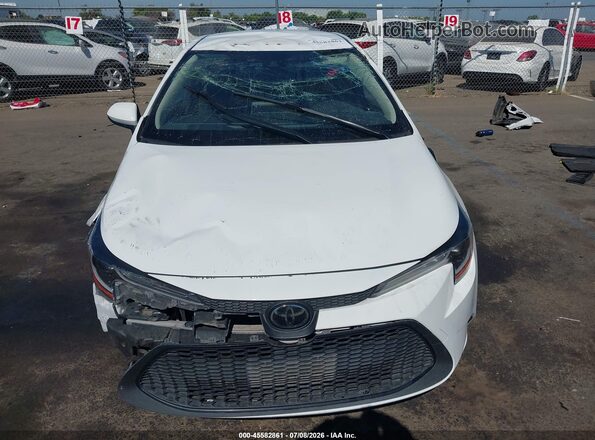JTDEPRAE3LJ067710 2020 TOYOTA COROLLA White ხელსაწყოთა პანელის ხედი