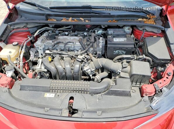 JTDEPRAE3LJ093014 2020 TOYOTA COROLLA Red უკანა სალონის ხედი