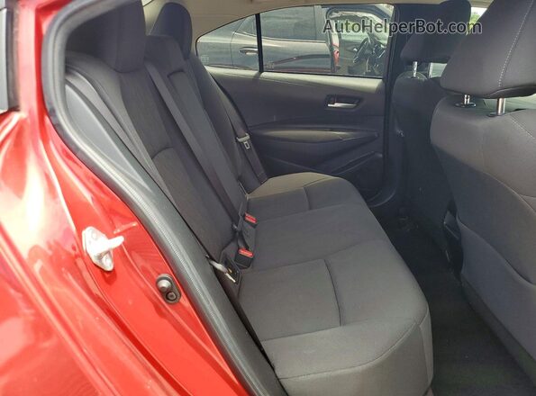 JTDEPRAE3LJ093014 2020 TOYOTA COROLLA Red უკანა სავარძლების ხედი