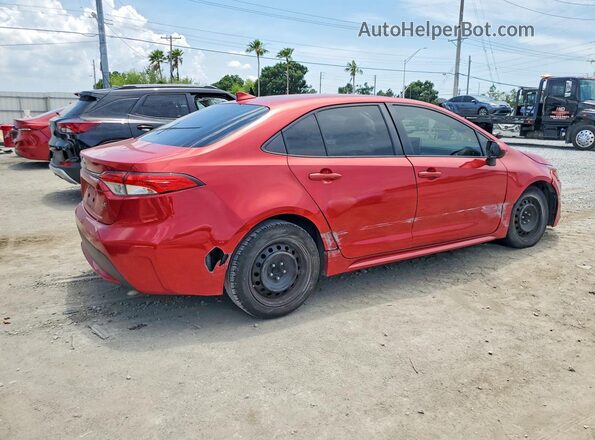 JTDEPRAE3LJ093014 2020 TOYOTA COROLLA Red უკანა მარჯვენა