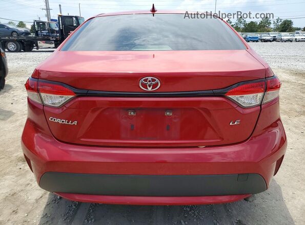 JTDEPRAE3LJ093014 2020 TOYOTA COROLLA Red უკანა ხედი