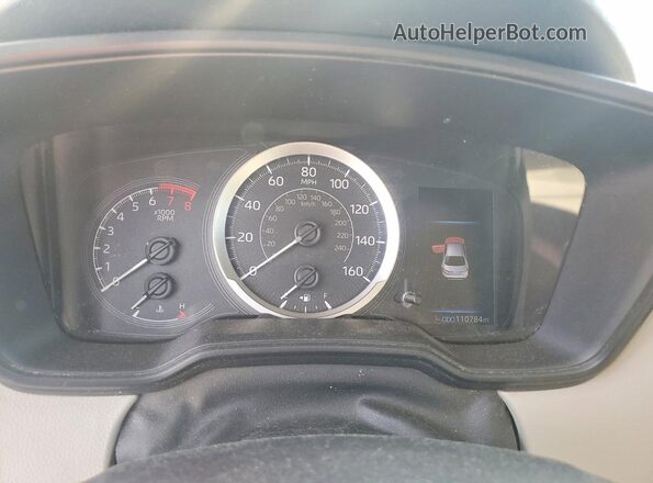JTDEPRAE4LJ009881 2020 TOYOTA COROLLA Silver Instrument cluster view