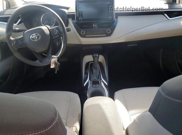 JTDEPRAE4LJ009881 2020 TOYOTA COROLLA Silver Dashboard view