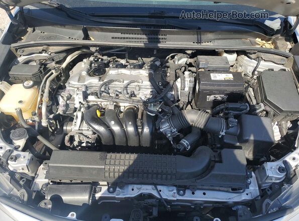 JTDEPRAE4LJ009881 2020 TOYOTA COROLLA Silver Rear interior view