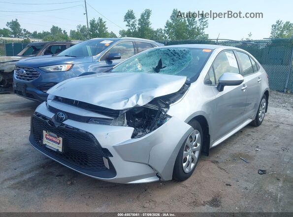 JTDEPRAE4LJ060233 2020 TOYOTA COROLLA Silver Առջևի ձախ երեք քառորդ տեսարան