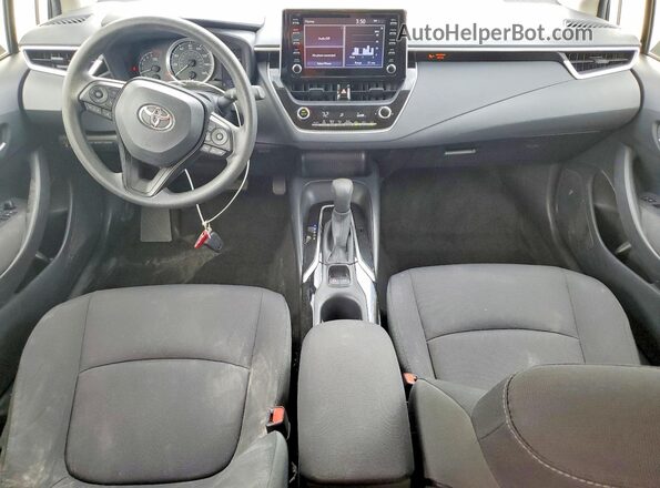 JTDEPRAE4LJ079185 2020 TOYOTA COROLLA Белый Вид панели приборов