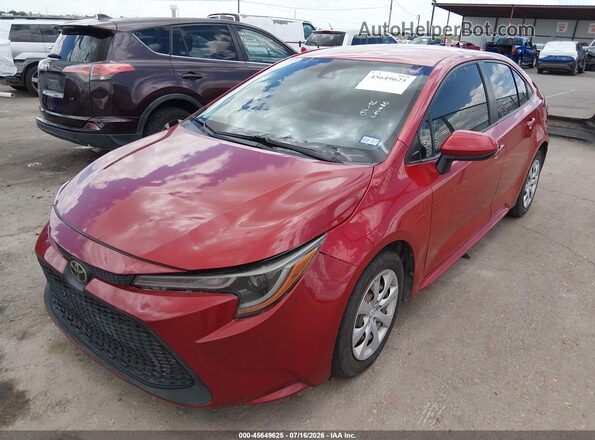 JTDEPRAE5LJ027337 2020 TOYOTA COROLLA Red Передня ліва чверть