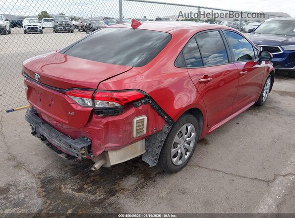 JTDEPRAE5LJ027337 2020 TOYOTA COROLLA Red Задня права чверть