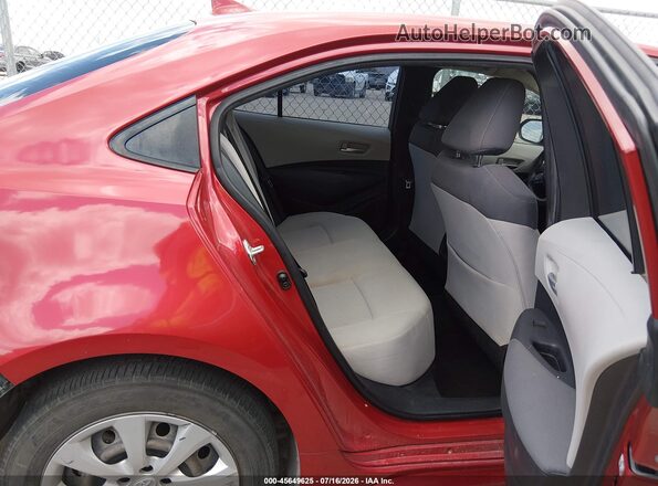 JTDEPRAE5LJ027337 2020 TOYOTA COROLLA Red Вид наклейки з VIN-кодом