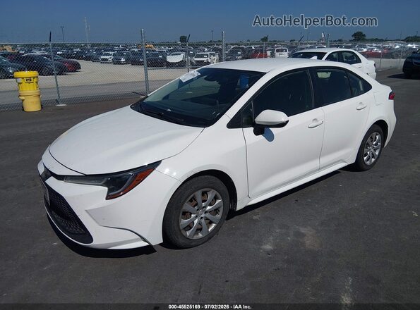JTDEPRAE5LJ039066 2020 TOYOTA COROLLA White Առջևի ձախ երեք քառորդ տեսարան