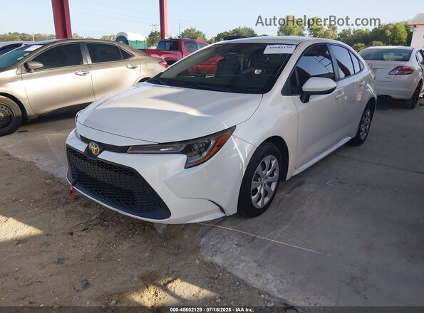 JTDEPRAE5LJ055736 2020 TOYOTA COROLLA White Vista tres cuartos delantera izquierda