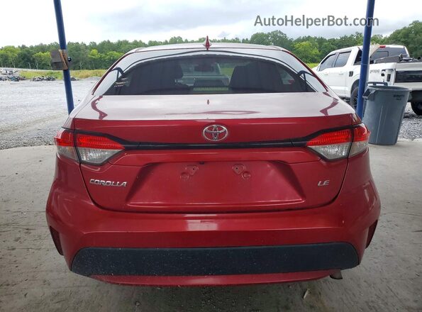 JTDEPRAE5LJ057566 2020 TOYOTA COROLLA Red Widok z tyłu