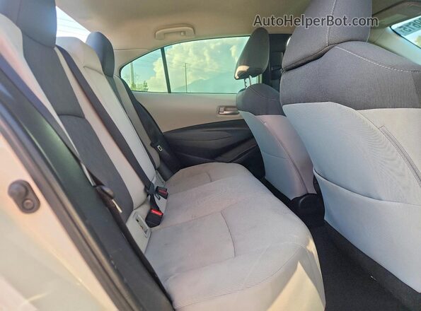 JTDEPRAE5LJ071807 2020 TOYOTA COROLLA White Vista de los asientos traseros