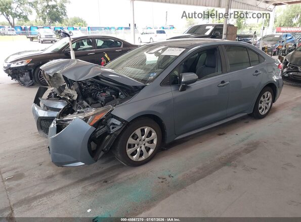 JTDEPRAE6LJ004925 2020 TOYOTA COROLLA Blue წინა მარცხენა ხედი სამი მეოთხედიდან