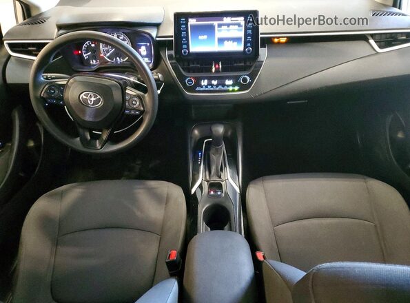 JTDEPRAE6LJ023636 2020 TOYOTA COROLLA Silver Widok deski rozdzielczej