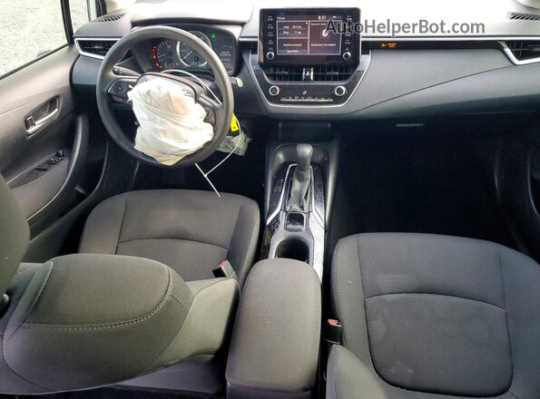 JTDEPRAE6LJ039898 2020 TOYOTA COROLLA White Widok deski rozdzielczej