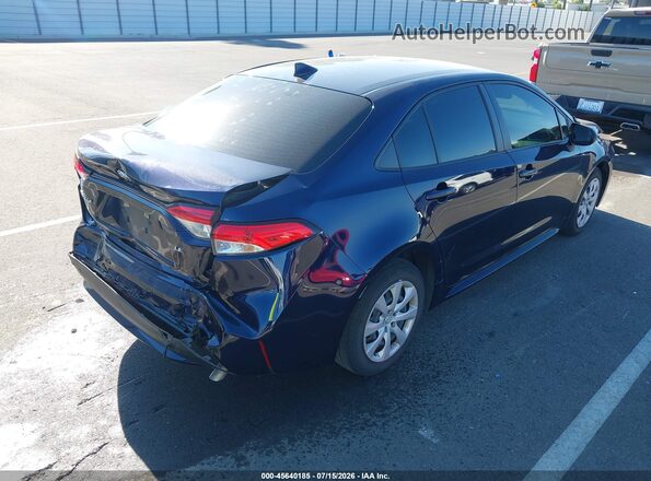 JTDEPRAE6LJ075395 2020 TOYOTA COROLLA Dark Blue Задня права чверть