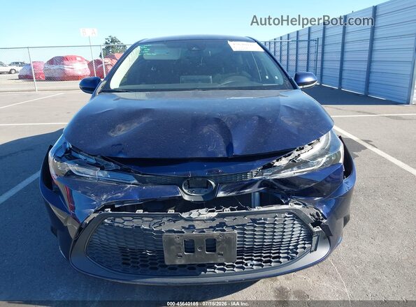 JTDEPRAE6LJ075395 2020 TOYOTA COROLLA Dark Blue Вид щитка приладів