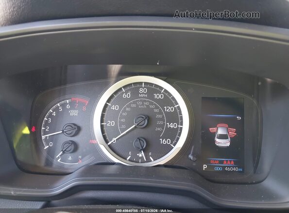 JTDEPRAE6LJ075395 2020 TOYOTA COROLLA Dark Blue Вид задніх сидінь