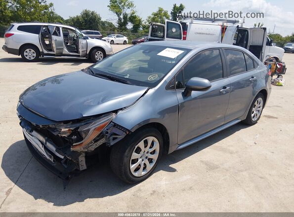 JTDEPRAE6LJ105673 2020 TOYOTA COROLLA Blue Առջևի ձախ երեք քառորդ տեսարան