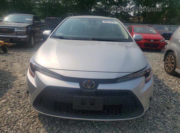 JTDEPRAE7LJ077222 2020 TOYOTA COROLLA Silver წინა ხედი