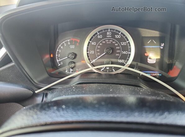 JTDEPRAE7LJ088785 2020 TOYOTA COROLLA Blue Instrument cluster view