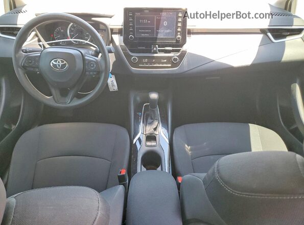 JTDEPRAE7LJ105200 2020 TOYOTA COROLLA Синий Вид панели приборов